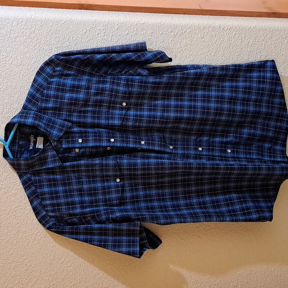 Men's Wrangler Short Sleeve Button Up